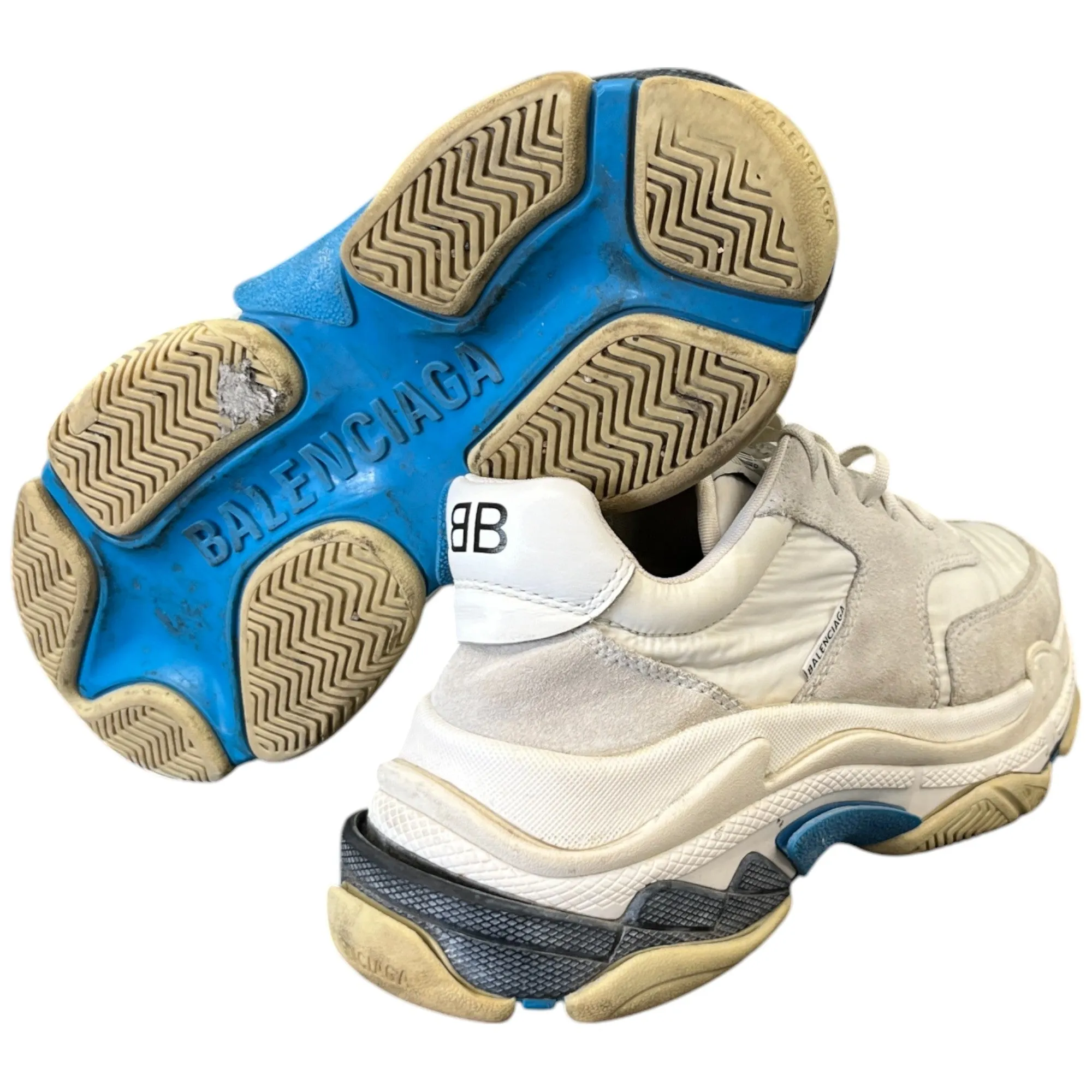 Women's Triple S Low Trainers White Size EU 41 / UK 8