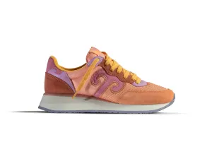 WuShu Master Trainer Caramel and barn red suede