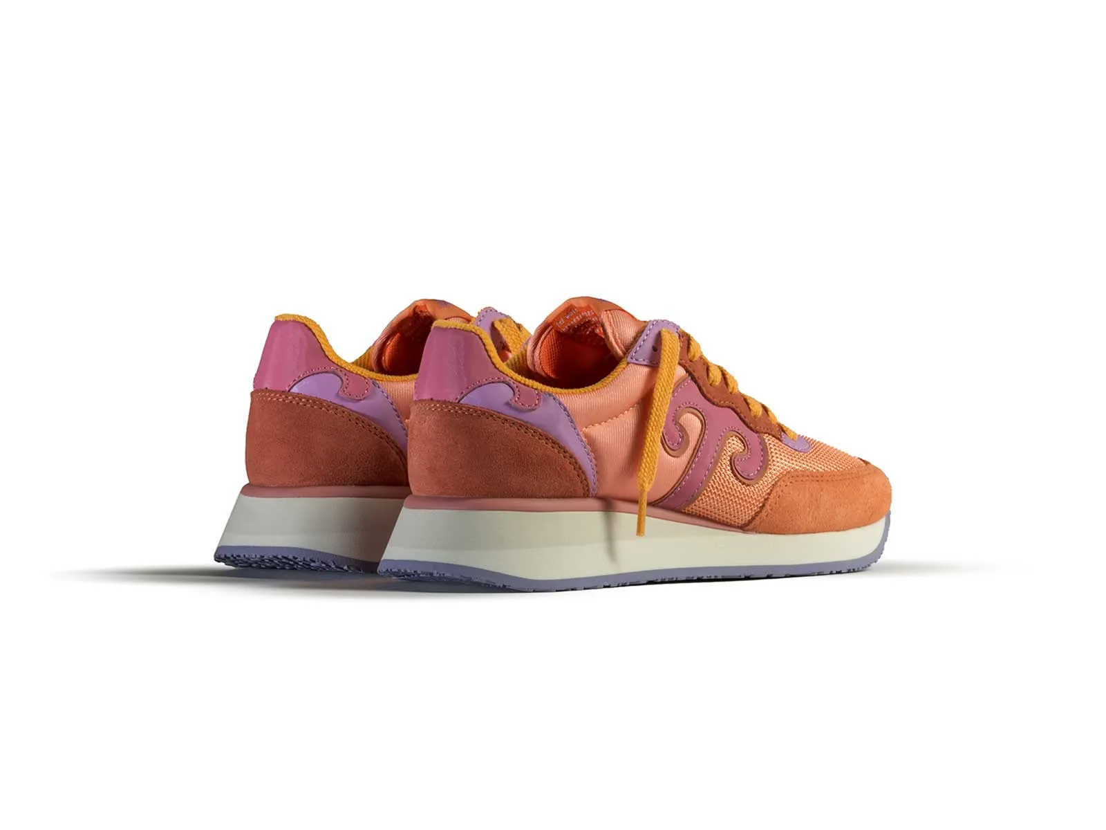 WuShu Master Trainer Caramel and barn red suede