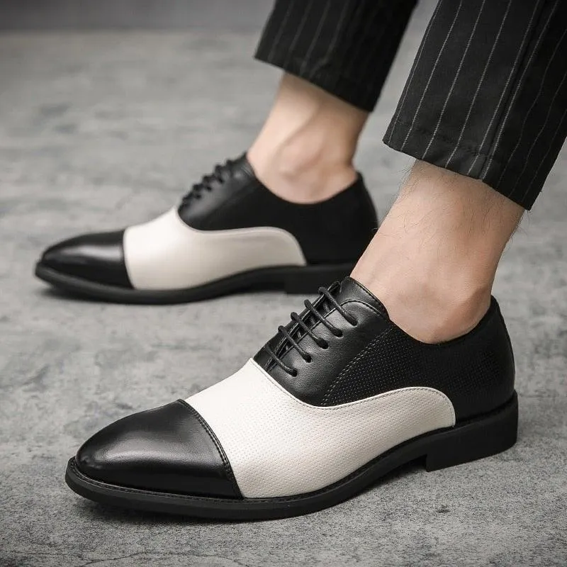 YRL Men's Multi Color Pantent Leather Oxfords